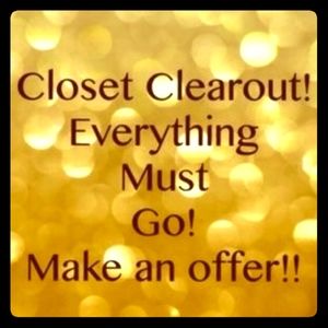 Closet clear out